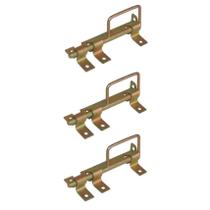 Kit 3 Trincos com Alça Portão Porteira Aço Bicromado 180mm Kit 3 Trincos com Alça Portão Porteira Aço Bicromado 180mm