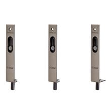 Kit 3 Trincos Fecho De Embutir Aço Acabamento Bronze Pado
