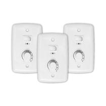 Kit 3 trio controle bivolt rotativo p/ventilador comercial Kit 3 trio controle bivolt rotativo p/ventilador comercial