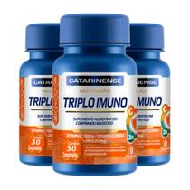 Kit 3 Triplo Imuno Catarinense 30 Comprimidos