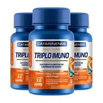 Kit 3 Triplo Imuno Catarinense 30 Comprimidos