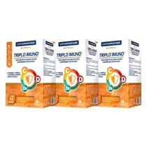 Kit 3 Triplo Imuno Vitamina C, D, Zinco 30 Comprimidos Kit 3 Triplo Imuno Vitamina C, D, Zinco 30 Comprimidos