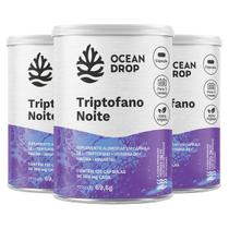 Kit 3 Triptofano Noite Ocean Drop Vegano 120 Cápsulas Kit 3 Triptofano Noite Ocean Drop Vegano 120 Cápsulas