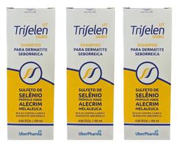 Kit 3 Triselen Ouro Anticaspa Selênio Alecrim Melaleuca Kit 3 Triselen Ouro Anticaspa Selênio Alecrim Melaleuca