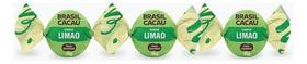 Kit 3 Trufas Chocolate Branco Sabor Limão 30g Brasil Cacau