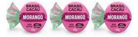 Kit 3 Trufas Morango 30g Brasil Cacau Chocolate Ao Leite Kit 3 Trufas Morango 30g Brasil Cacau Chocolate Ao Leite