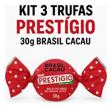 Kit 3 Trufas Prestígio Brasil Cacau Prestigio