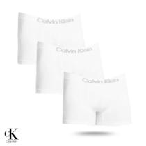 Kit 3 Trunk Low Rise Sem Costura Branca Calvin Klein - 160-2