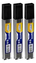 Kit 3 Tubos Conjunto 36 Grafites Grafite BRW 0.7mm HB Kit 3 Tubos Conjunto 36 Grafites Grafite BRW 0.7mm HB