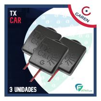 Kit 3 Tx Car Garen Controle Para Portão Farol Alto Carro