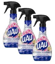 kit 3 Uau Sem Passar Passa Roupas Perfumado 500ml