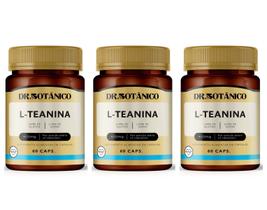 Kit 3 Un - Aminoacido L Teanina 400Mg 60 Caps Dr Botanico