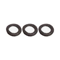 Kit 3 un arame queimado liso ajax 18 bwg rolo 1kg aprox.105m