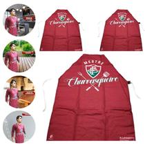Kit 3 Un Avental Protetor Cozinheiro Fluminense Mestre