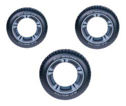 Kit 3 Un Boia Inflável Redonda Pneu Piscina Praia Resistente