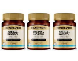 Kit 3 Un - Colina + Inositol 1000Mg 60 Caps Dr Botanico