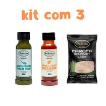 Kit 3 un Comari Goiabada Farofa Costelinha com Limão