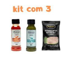 Kit 3 un Comari Pimenta Biquinho Farofa Costelinha com Limão