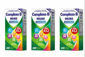 Kit 3 Un Complexo B Suplemento Alimentar Airela 100 Comprimidos Kit 3 Un Complexo B Suplemento Alimentar Airela 100 Comprimidos