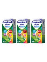 Kit 3 Un Complexo B Suplemento Alimentar Airela 100 Comprimidos Kit 3 Un Complexo B Suplemento Alimentar Airela 100 Comprimidos