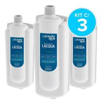 Kit 3 un de Refis Purificador Lacqua compatível com Purif. Latina PA, Purimix, Puri Ice, Puritronic, PA335 e PA355