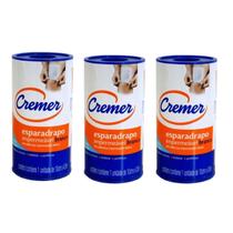 Kit 3 un esparadrapo branco 10cm x 4,5m cremer