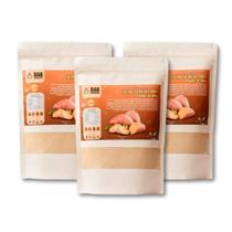 Kit 3 Un Farinha Batata Doce Polpa Laranja Pó 1.350kg