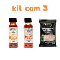 Kit 3 un Goiabada Pimenta Biquinho Farofa Costelinha com Limão
