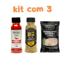 Kit 3 un Habanero Sal Mostarda Farofa Costelinha com Limão