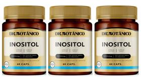 Kit 3 Un - Inositol 1000Mg 60 Capsulas - Dr. Botanico