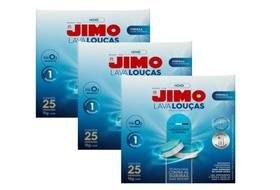Kit 3 Un Jimo Lava Louças Multicamadas com 25 pastilhas de 15g