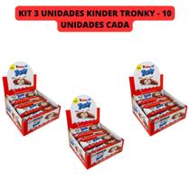 Kit 3 Un Kinder Tronky Wafer C/ Recheio Ao Leite E Chocolate - Ferrero