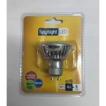 Kit 3 Un. Lampada Led Dicroica 3000k Gu10 4w Biv. Sportlight