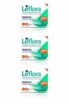 Kit 3 Un Leflora Probiótico Lactobacillus Airela 6 Cápsulas