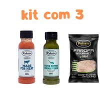 Kit 3 un Made for Meat Comari Farofa Costelinha com Limão