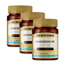 Kit 3 un - magnesio pa 700mg 60 capsulas dr botanico