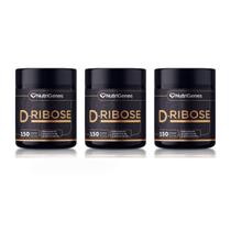 Kit 3 Un Pré treino D ribose Importado Puro Nutrigenes Premium