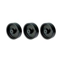 Kit 3 un roda 312 pol ipropileno 3 pol 60kg p/ rodízio
