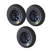 Kit 3 un roda pneumática 3.25-8 2 lonas 3/4 pol aro plastico Kit 3 un roda pneumática 3.25-8 2 lonas 3/4 pol aro plastico