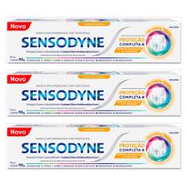 Kit 3 un Sensodyne Proteção Clareadora + Ação Clareadora 90g