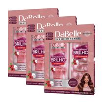 Kit 3 un Sh 250ml + Cond 175ml Dabelle Explosão de Brilho
