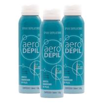 Kit 3 UN. Spray Mousse Depilatório Corporal Aero Depil 150ml
