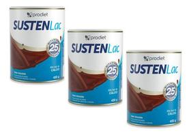 Kit 3 Un Sustenlac 400g Sabor Chocolate Complemento Prodiet