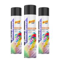 Kit 3 Un Tinta Spray Preto Ug Marca Mundial Prime 400ml