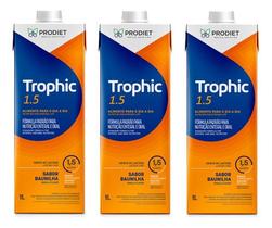 Kit 3 Un Trophic 1.5 1 Litro Dieta Enteral Prodiet