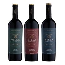 Kit 3 Un Vinho Villa Campestre Reservado 750 ml