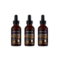 Kit 3 Un Vitamina D3 K2 Mk7 30ml Gotas Nutrigenes Ossos Mais Fortes