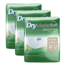 Kit 3 und Absorvente Geriátrico Dry Mastersoft Econômico c/20 und