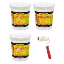 Kit 3 Und Anti Mofo Allchem 900ml + Rolo Sem Respingo 9cm Kit 3 Und Anti Mofo Allchem 900ml + Rolo Sem Respingo 9cm