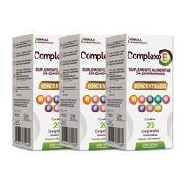 Kit 3 und Complexo B Concentrado 20 Cpr